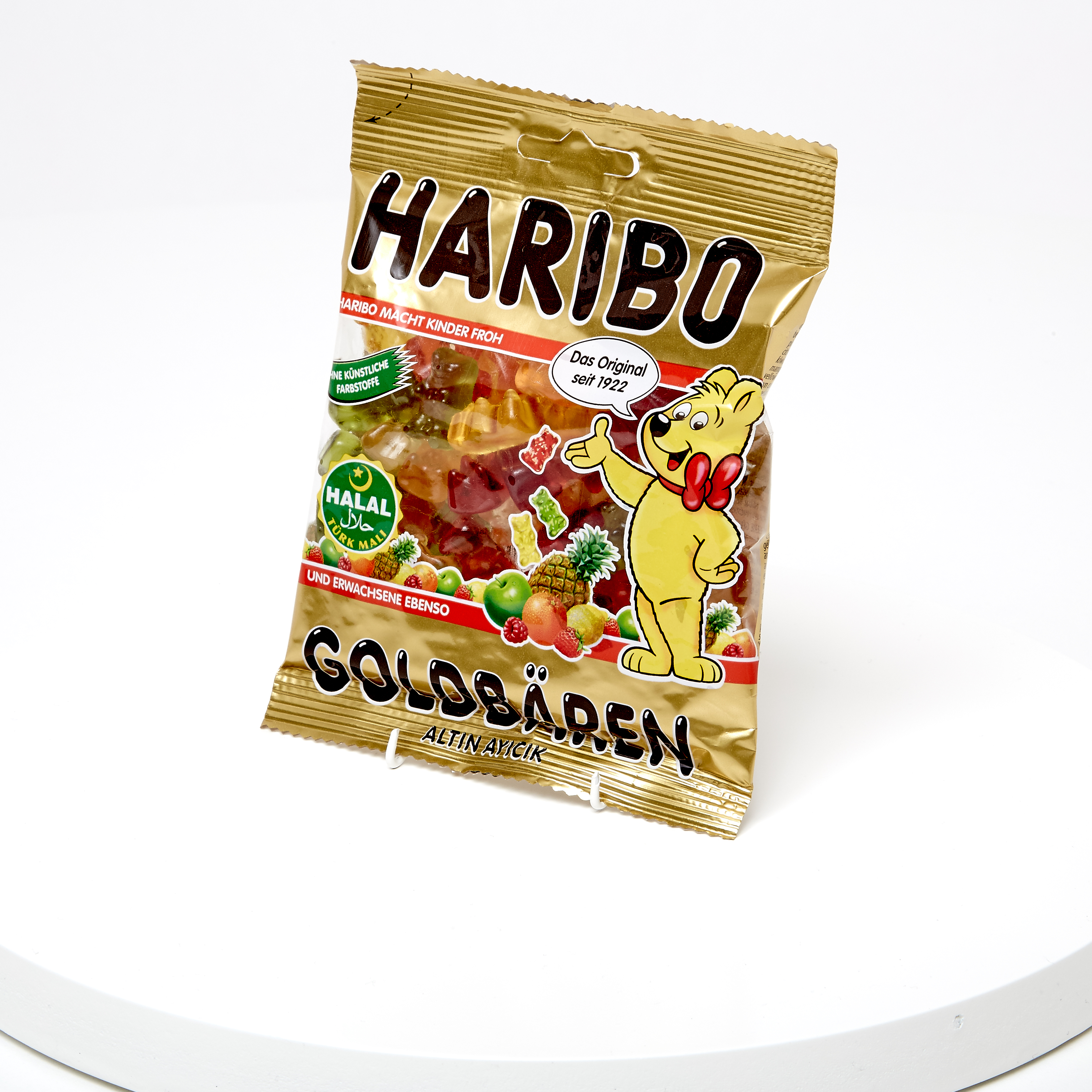 Packet of halal sweets, Haribo