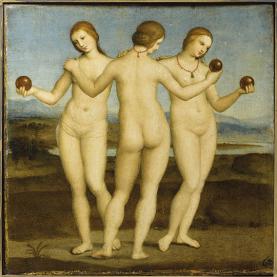 Raphael Three Graces Pomme