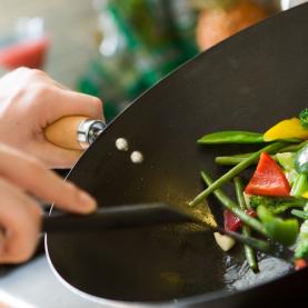 Preparing food